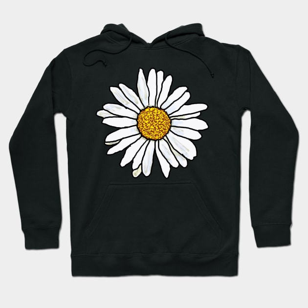 Daisy Flower Hoodie by Mark Ewbie